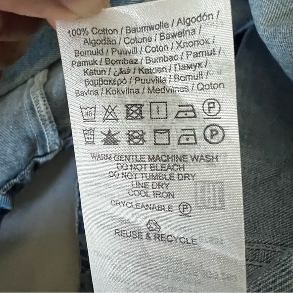 JACK AND JONES Denim Blue Button Down Jean Jacket - Picture 11 of 13